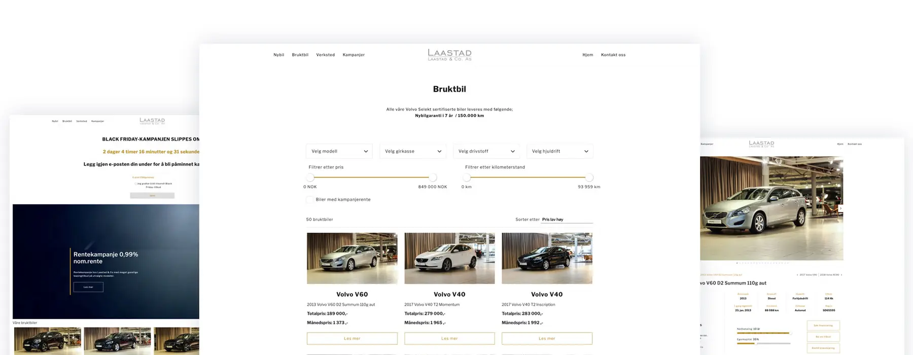 Laastad website screenshot