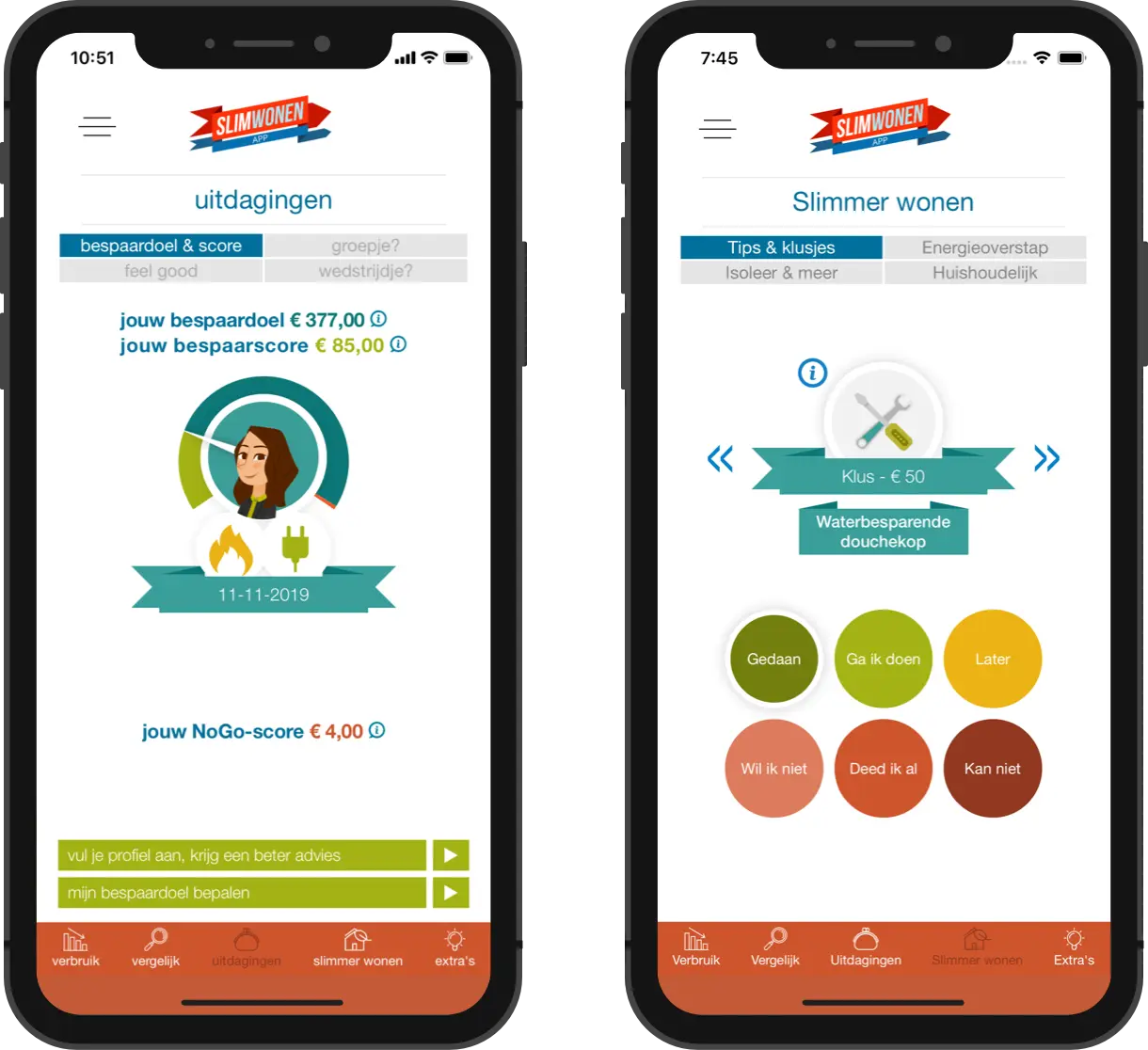 SLimWonen App website screenshot