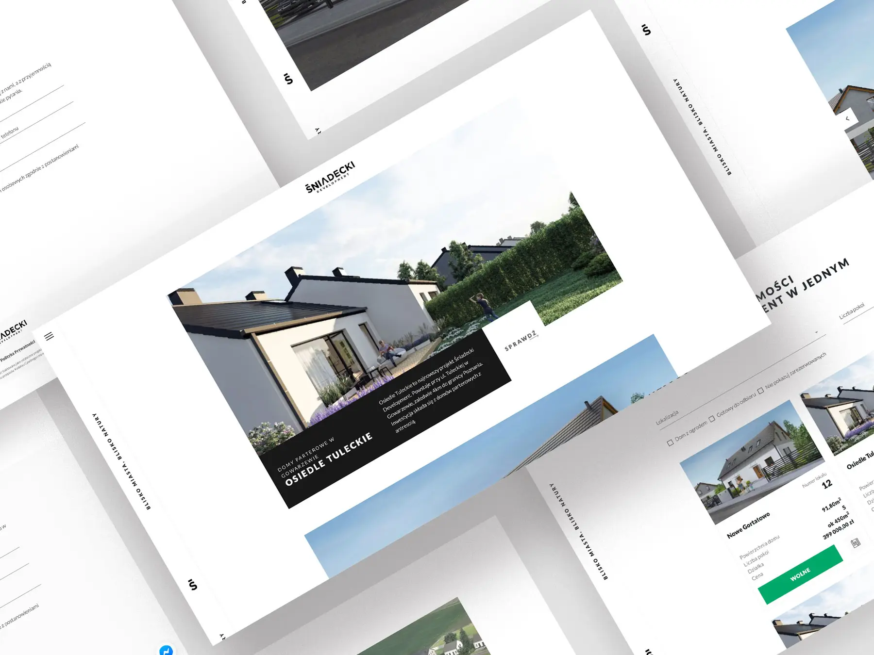 Sniadecki Development website screenshot