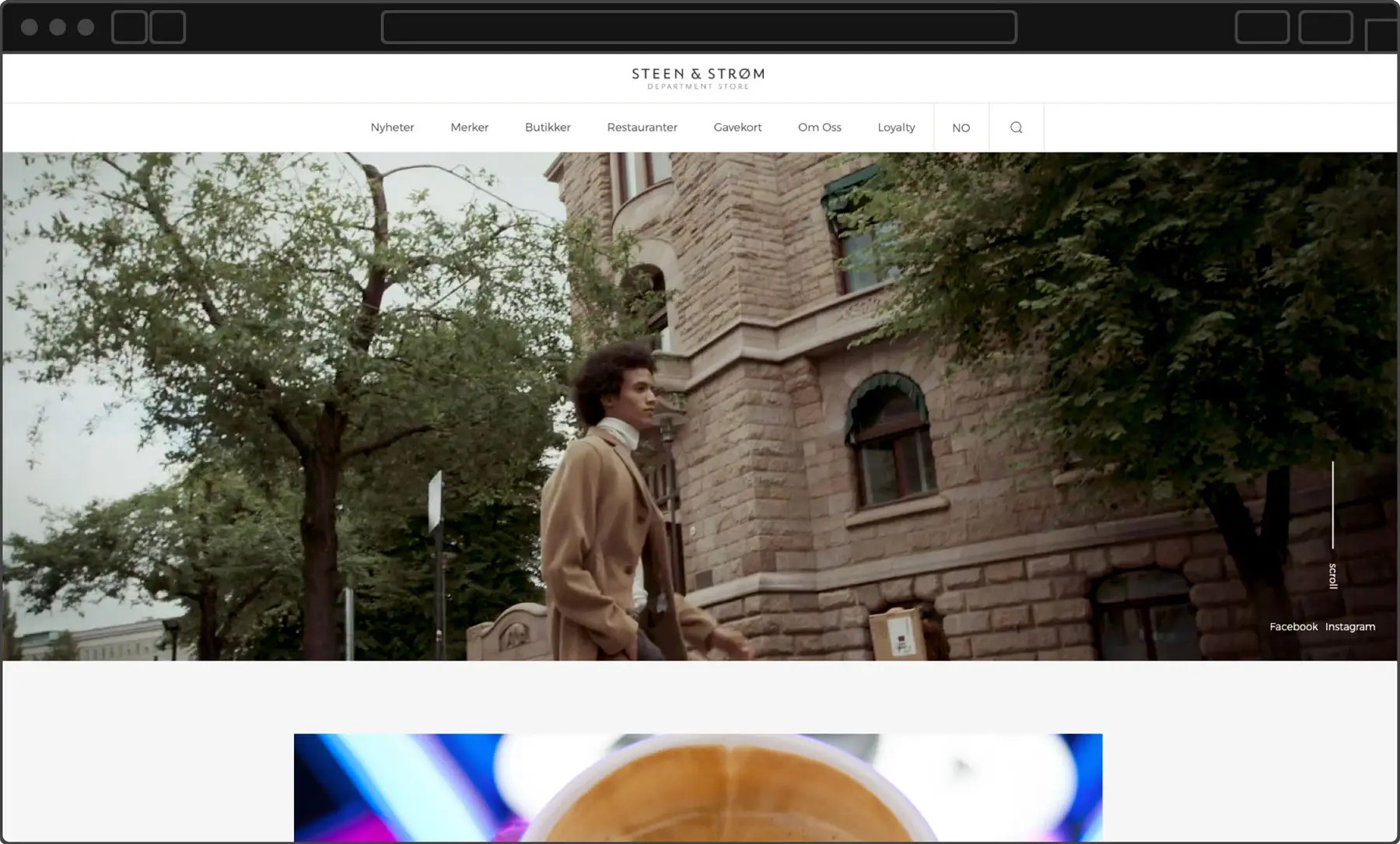 Steen og Strom website screenshot