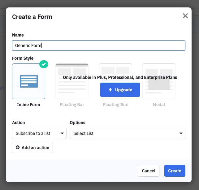 Active Campaign Form Creation Process