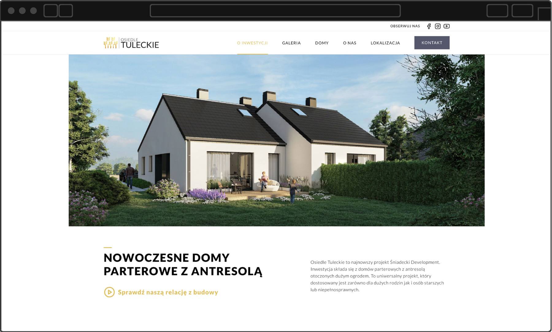 Osiedle Tuleckie website screenshot